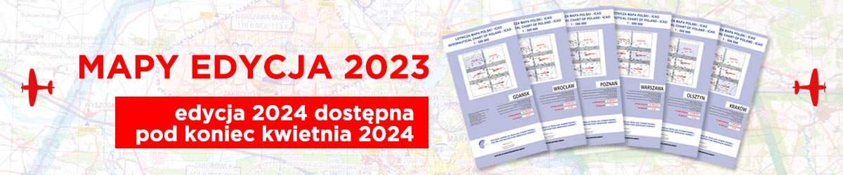 Mapy VFR Polski EDYCJA 2023 - już w sprzedaży!